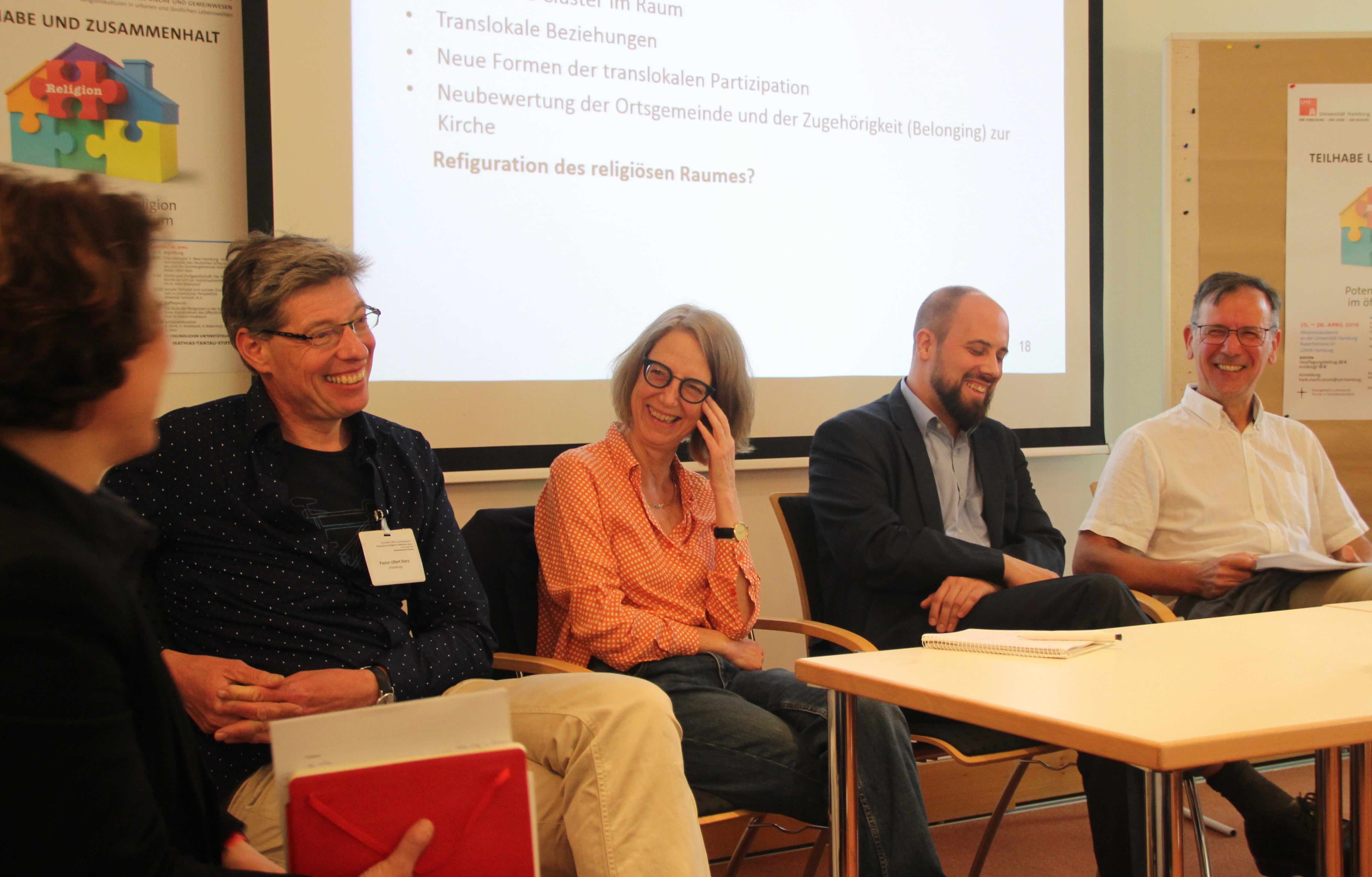 Prof. Dr. Kristin Merle, Ulfert Sterz, PD Dr. Hilke Rebenstorf, Alexander Schmidt, Prof. Dr. Hubert Knoblauch