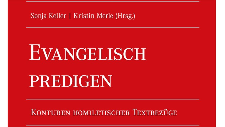 Rotes Buch-Cover von Evangelisch Predigen