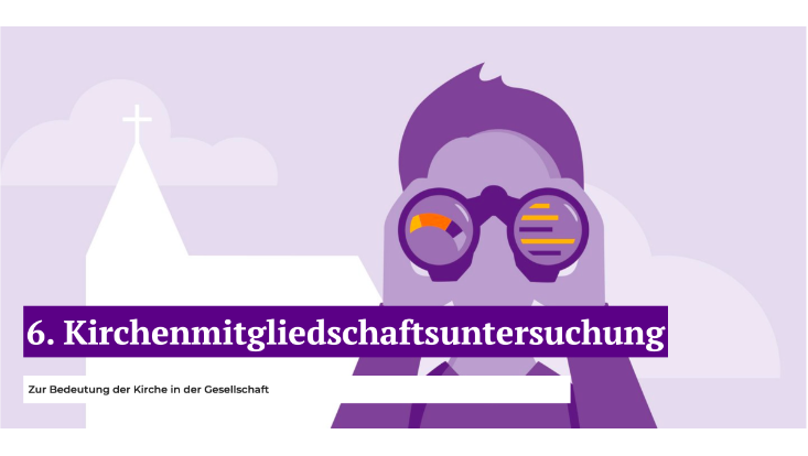 Titelbild der 6. Kirchenmitgliedschaftsuntersuchung der Evangelischen Kirche in Deutschland