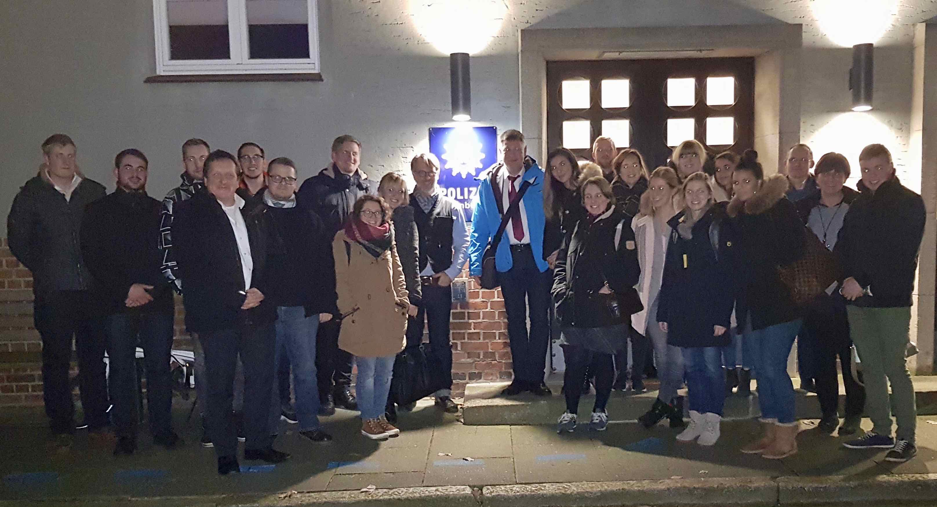Besuch bei der Hamburg Polizei
